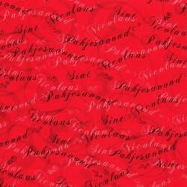 ** kadopapier AKTIE SINT 50cm x 200mtr - dessin 6000 tekst