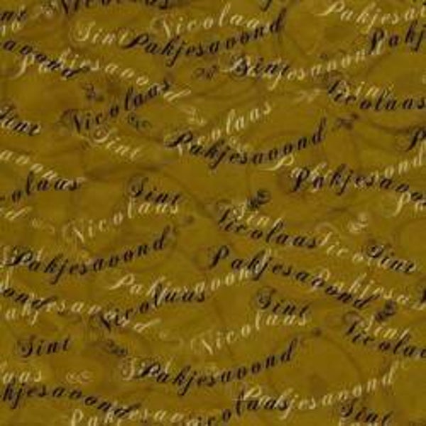 ** kadopapier AKTIE SINT 50cm x 200mtr - dessin 6017tekst