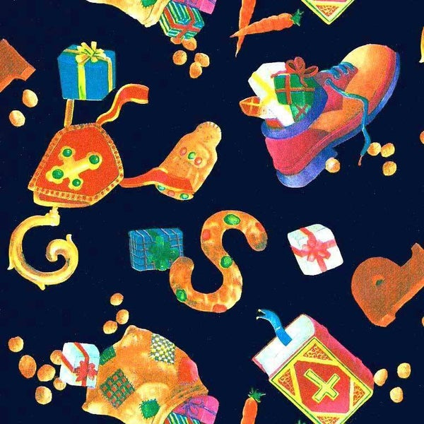 kadopapier SINT kraft  30cm x 125mtr dessin 6205