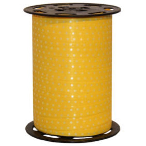 725810-3089 LINT 10mm x 225 mtr STIPPEN geel