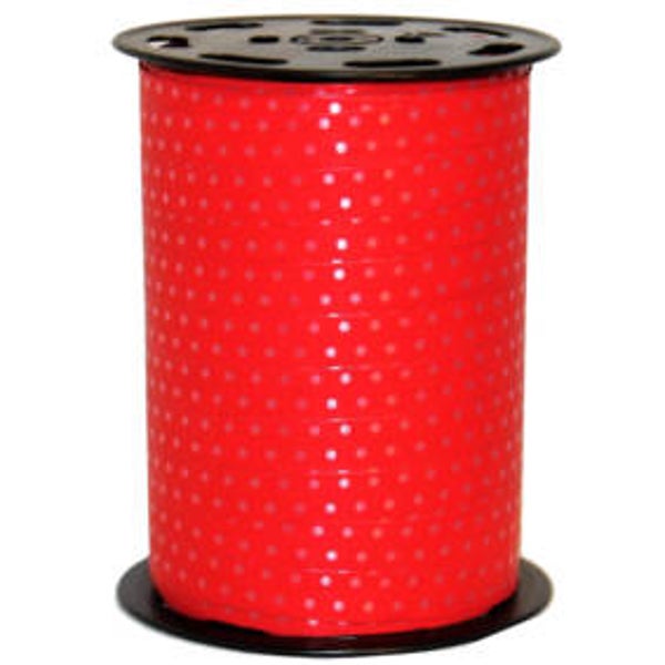 725810-3091 LINT 10mm x 225 mtr STIPPEN rood