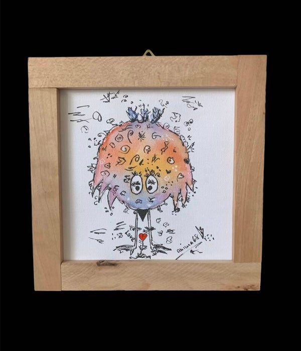 Happy Painting Bild "Piepmatz in Love"