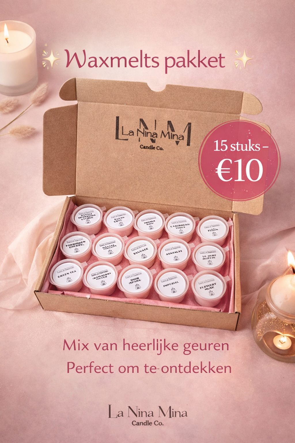 Waxmelt pakket (15stuks)