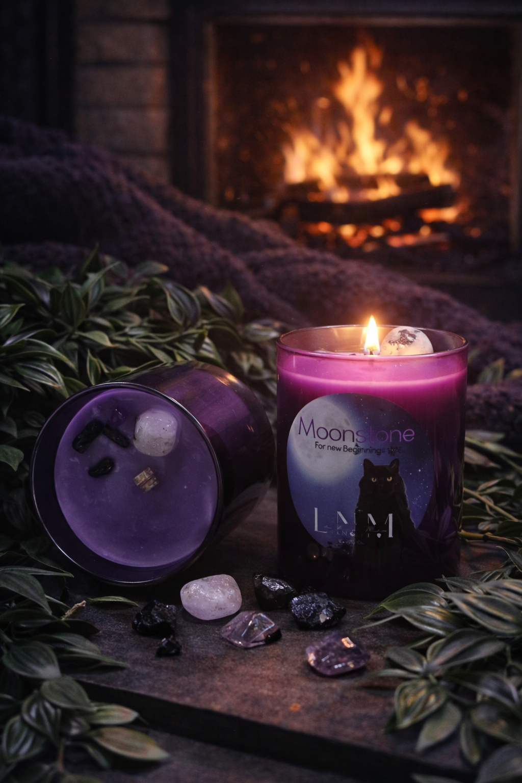 Moonstone Candle