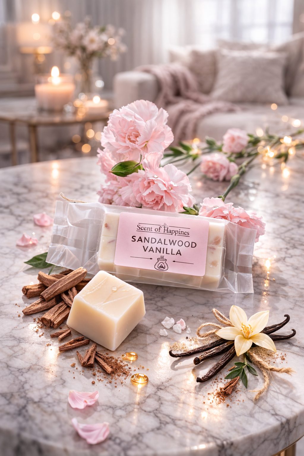 Sandalwood Vanilla – Waxmelts (4 stuks)