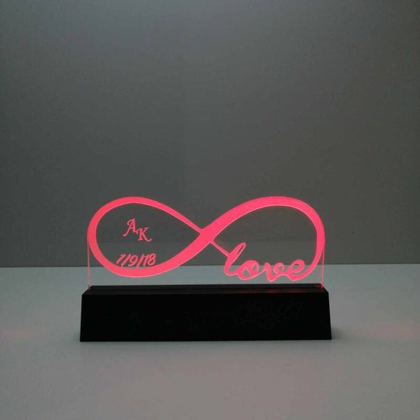 Επιτραπέζιο φωτιστικό ''Infinity love''