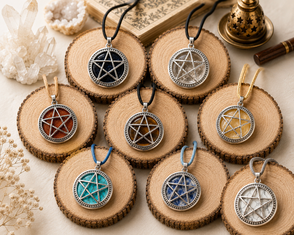 Pentagram Crystal Necklace