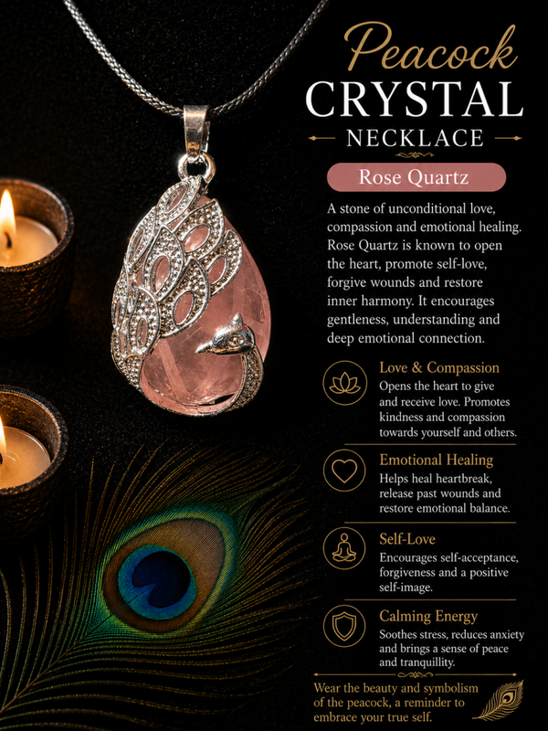 Peacock Crystal Necklace