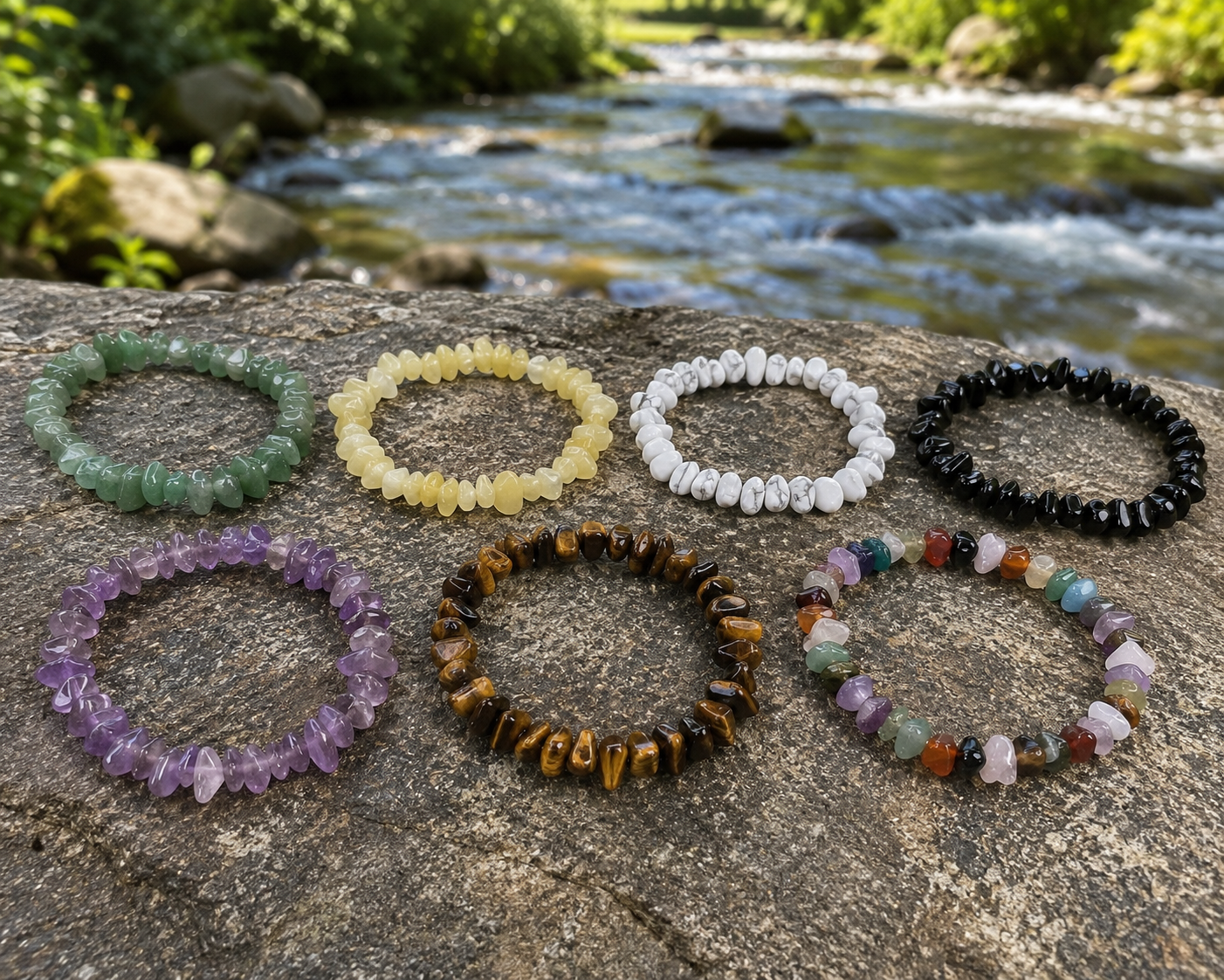 Crystal Chip Bracelet