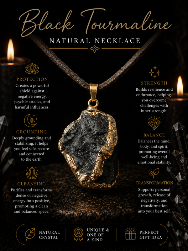 Black Tourmaline Pendant