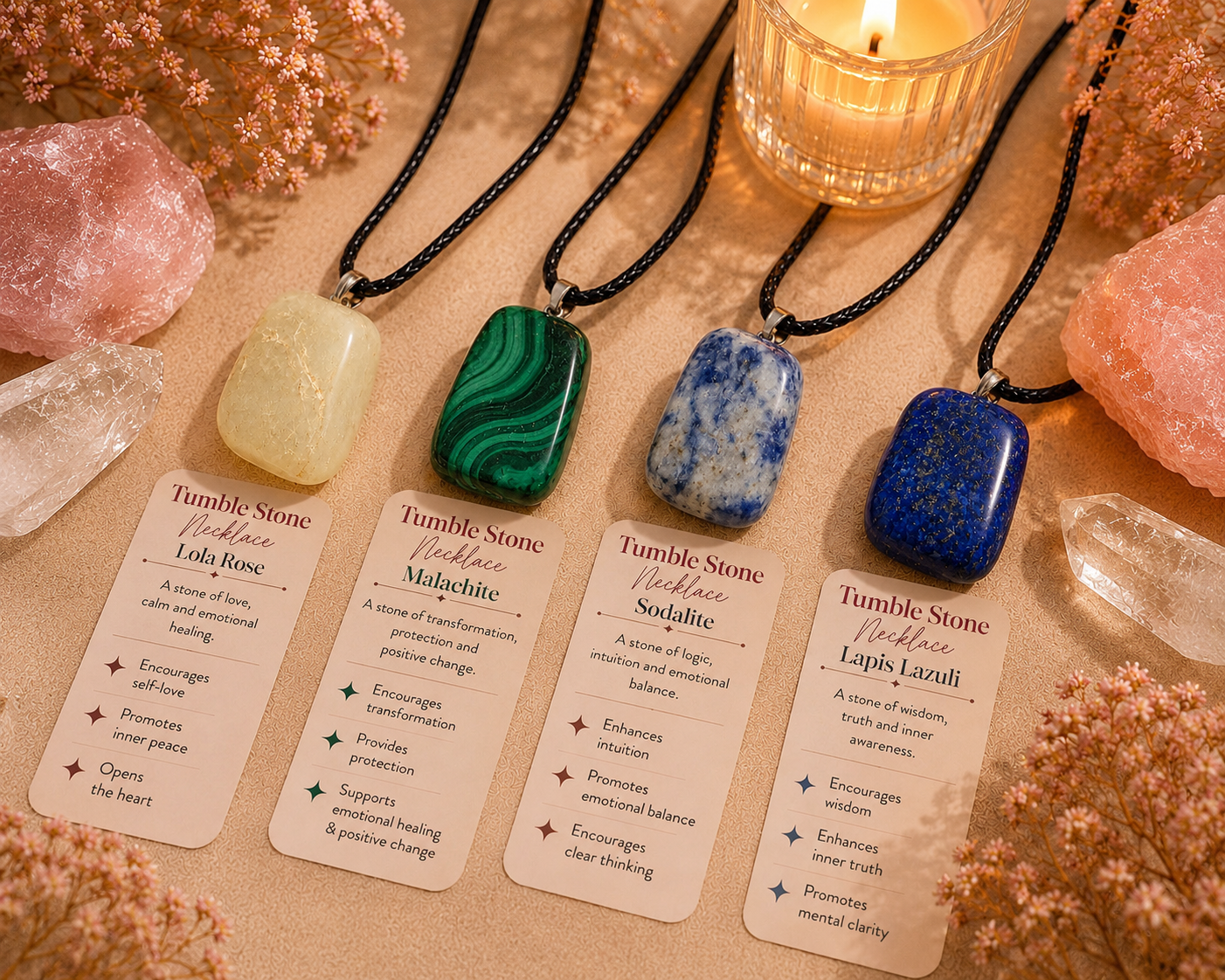 Crystal Square Necklace