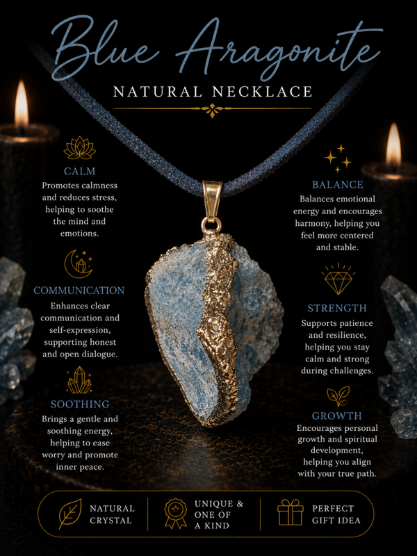 Blue Aragonite Pemdant