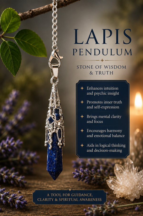 Lapis Cage Pendulum