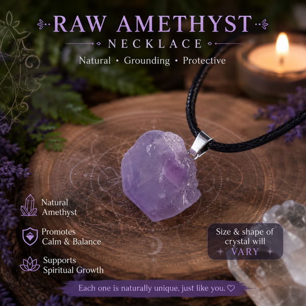 Raw Amethyst Necklace