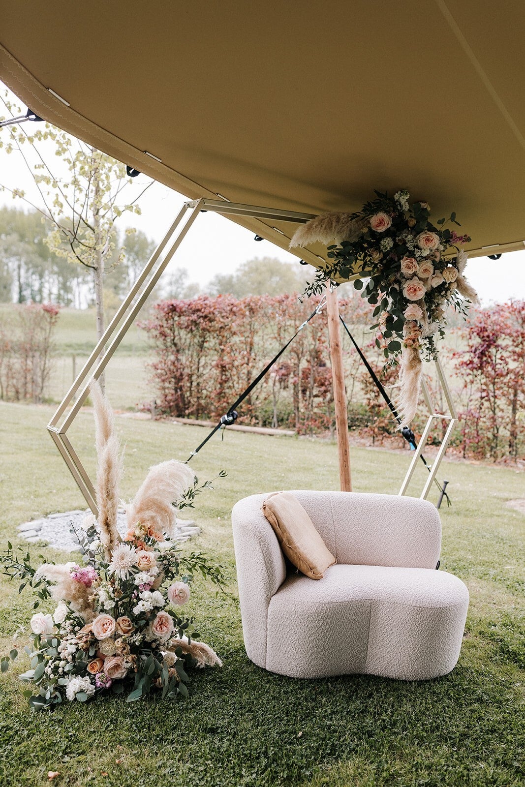 Backdrop Hexagon goud