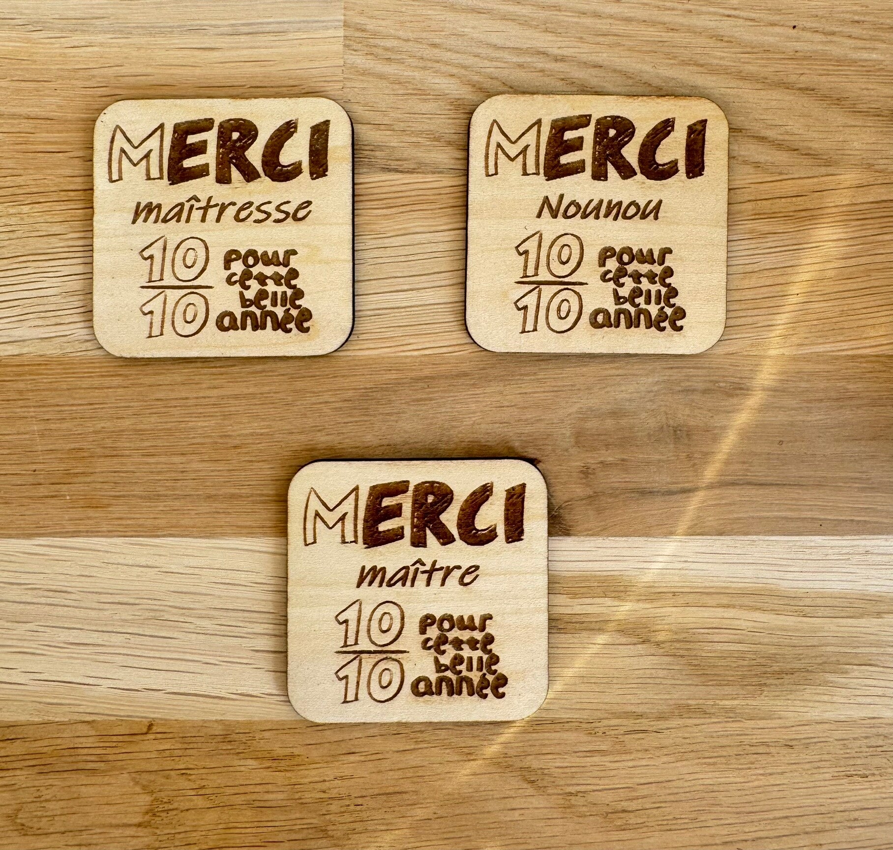 Magnet au choix personnel scolaire/ nounou