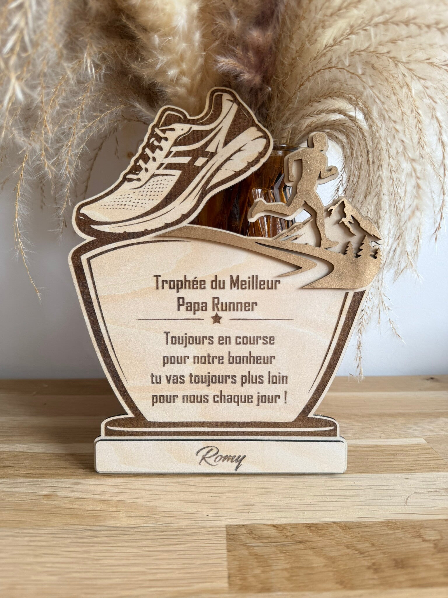 TROPHÉE PAPA RUNNER PERSONNALISÉ