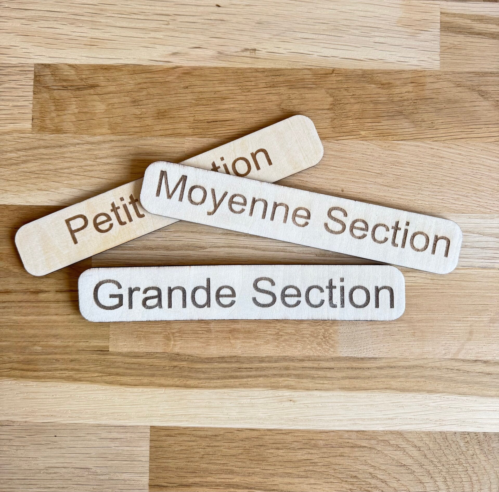 Plaques magnétiques supplémentaires – Niveaux scolaires pour plaque rentrée personnalisée