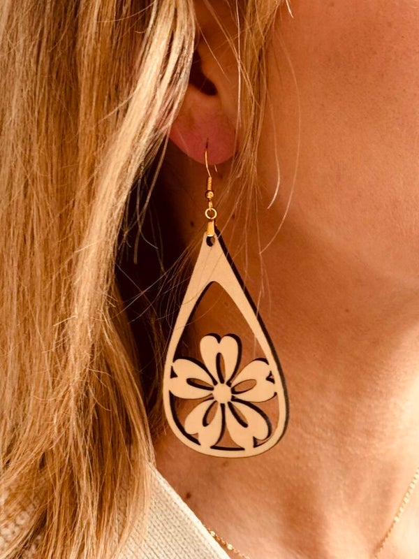 Boucles d'oreilles "Fleurs d’Orient" 🌸✨