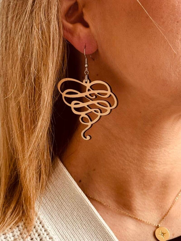 Boucles d'oreilles "Éventail Chic" 🎭✨