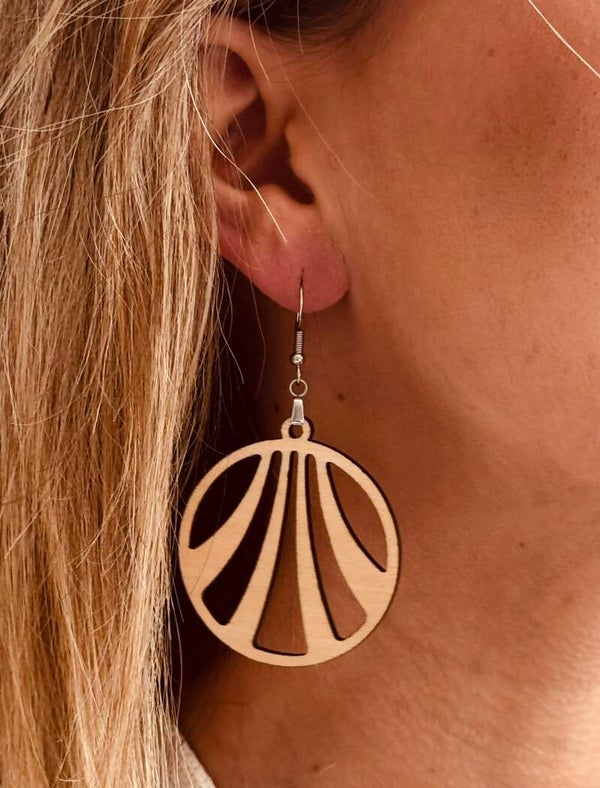 Boucles d'oreilles "Lignes Modernes" 🎨✨