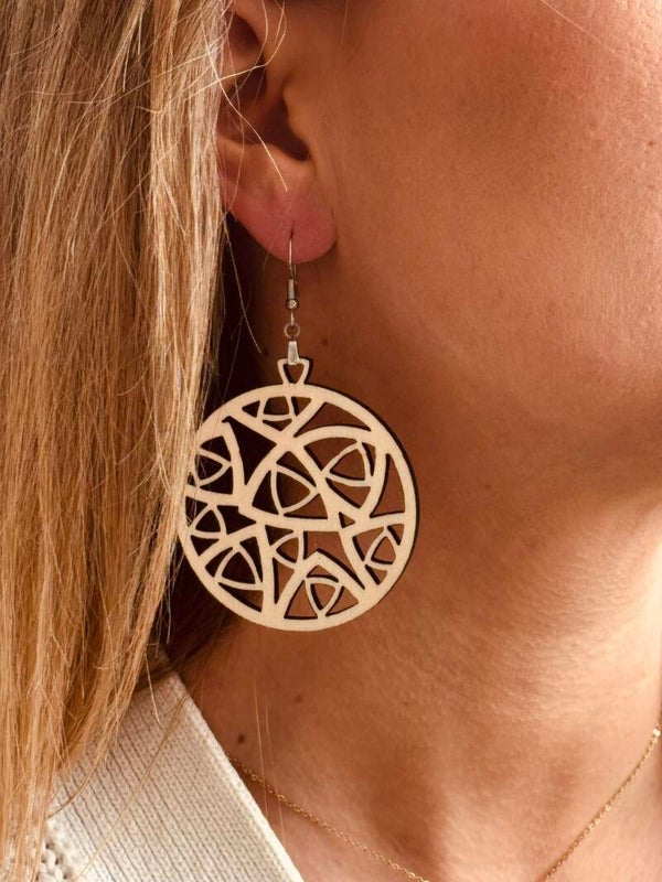 Boucles d'oreilles "Géométrie Chic" 🔷✨