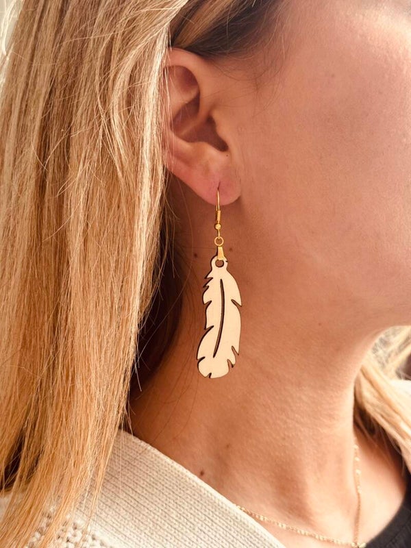 Boucles d'oreilles "Tendresse Bohème" 🪶✨