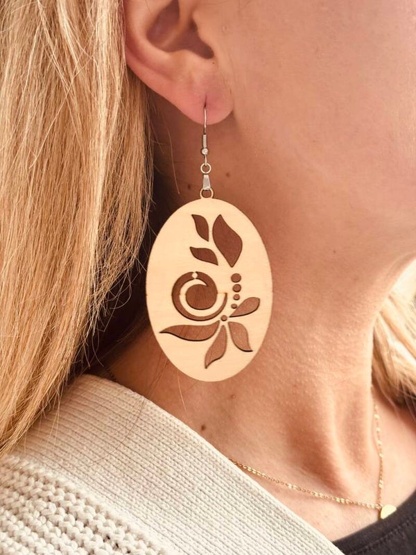 Boucles d'oreilles "Fleur Éternelle" 🌺✨