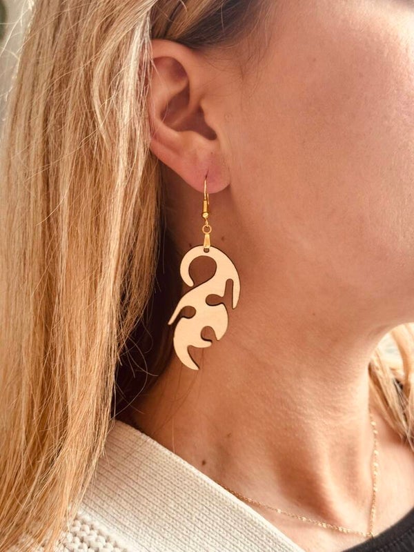 Boucles d'oreilles "Danse du Feu" 🔥✨