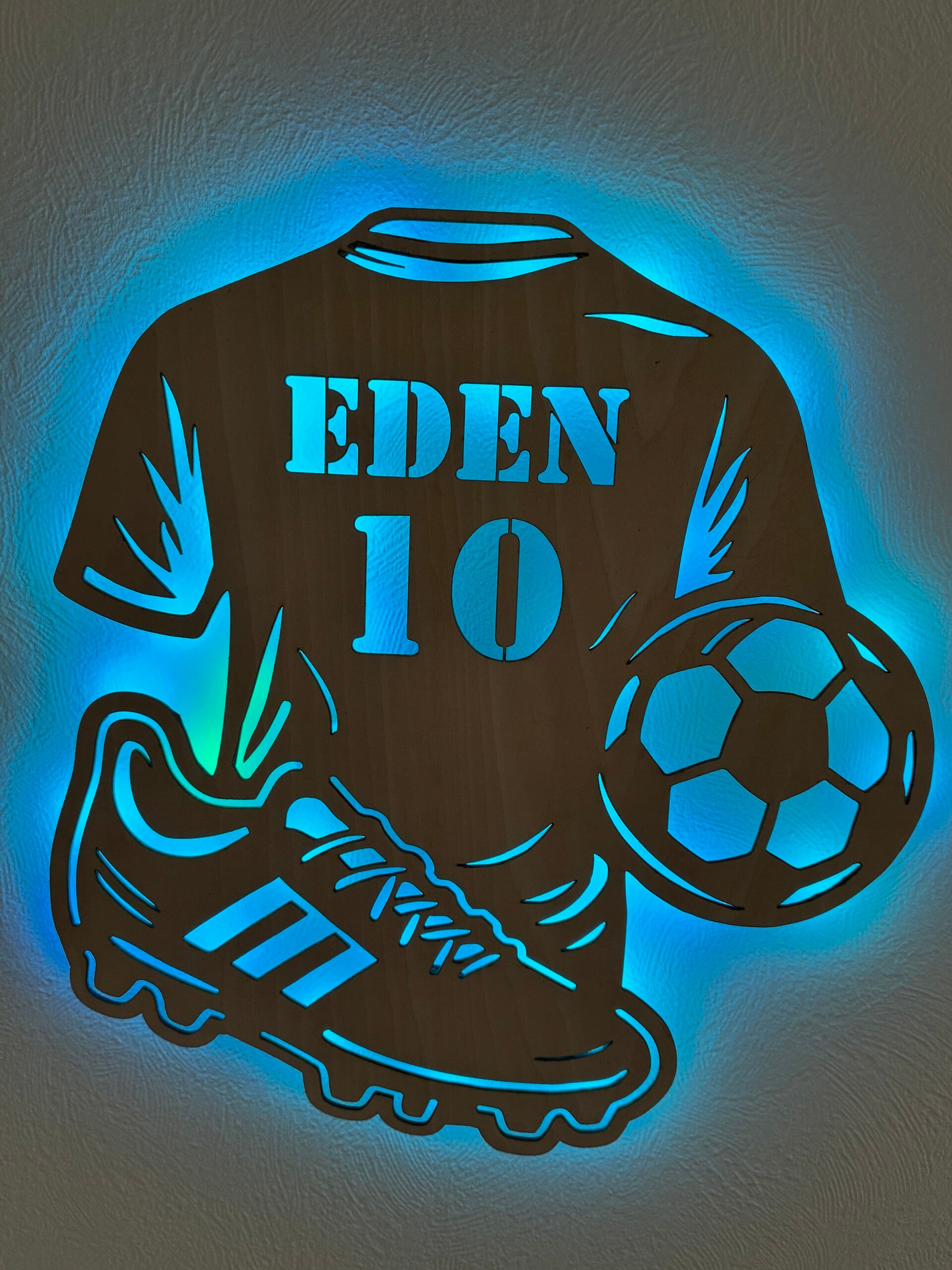 Lampe LED Football Personnalisable – Illuminez votre Passion ! ⚽💡