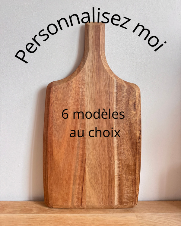 Planche à découper ou planche apéro personnalisée Gravencia – 6 modèles au choix