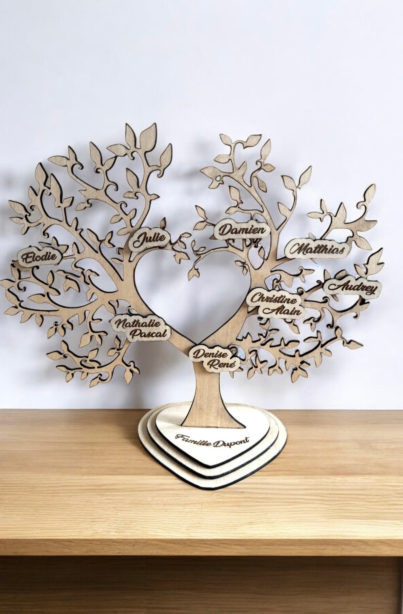 Arbre de vie en bois personnalisé
