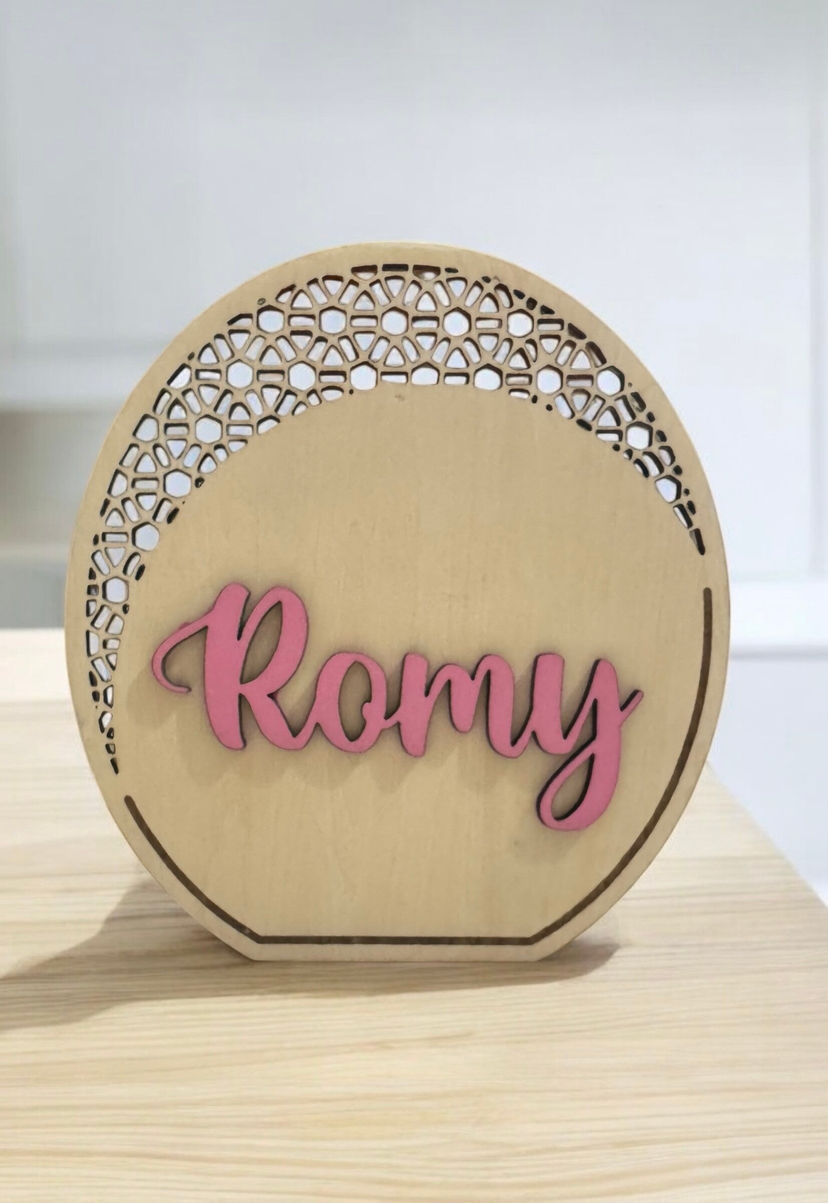 Tirelire personnalisée en bois