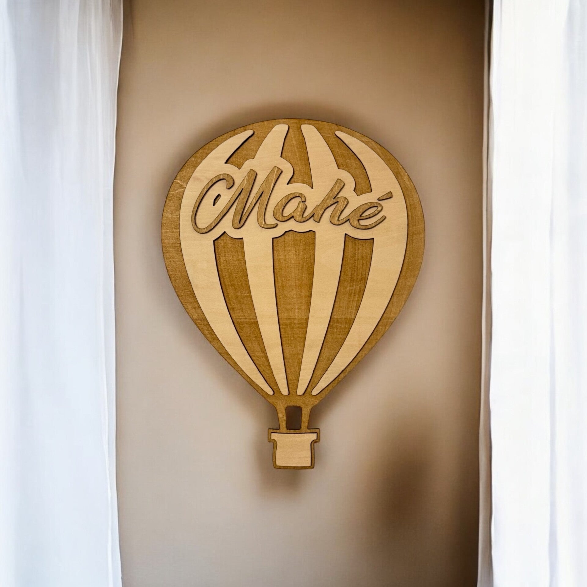 🛏️ Veilleuse Montgolfière LED Personnalisée