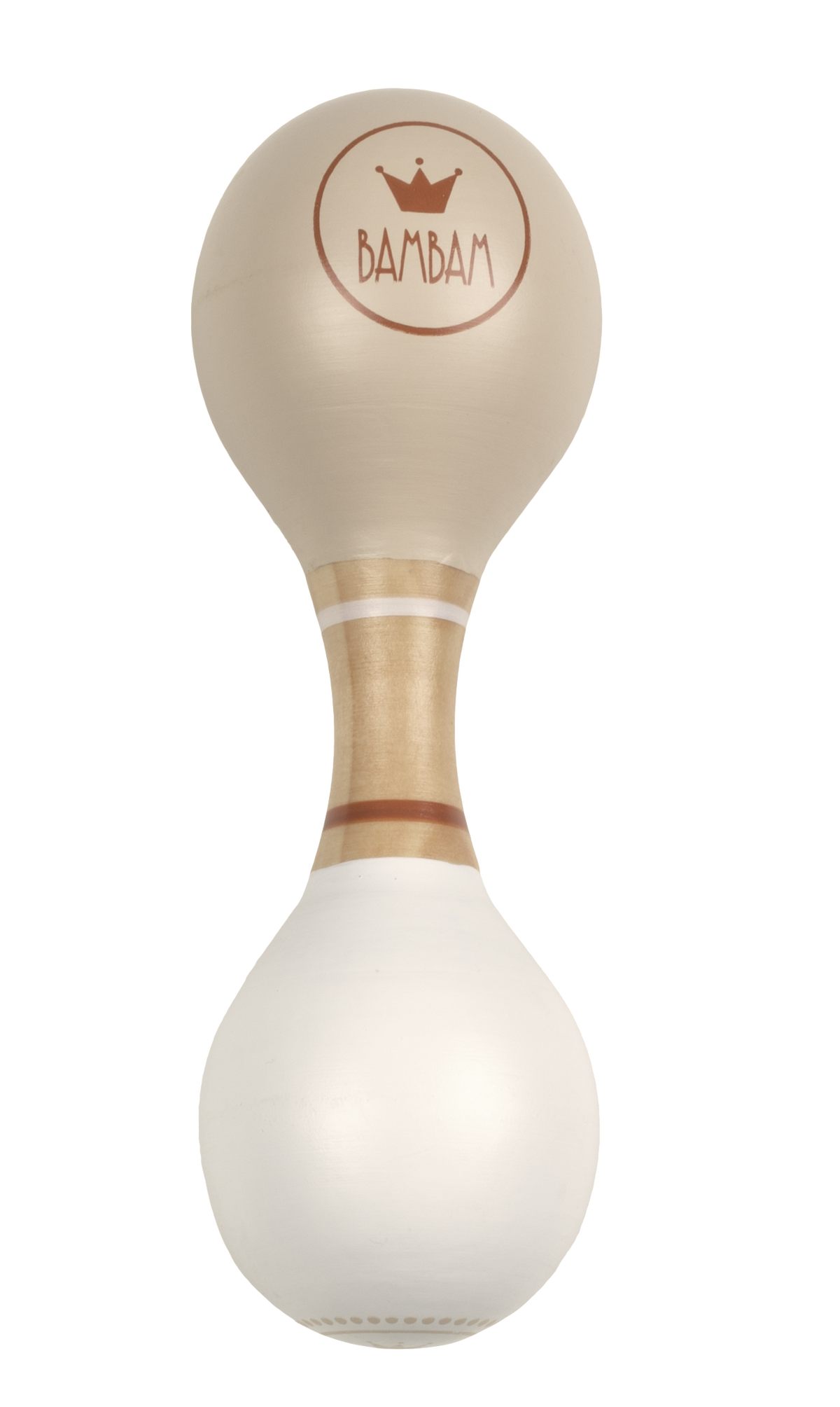 BamBam - Rammelaar sambabal - beige | Baby bubbel