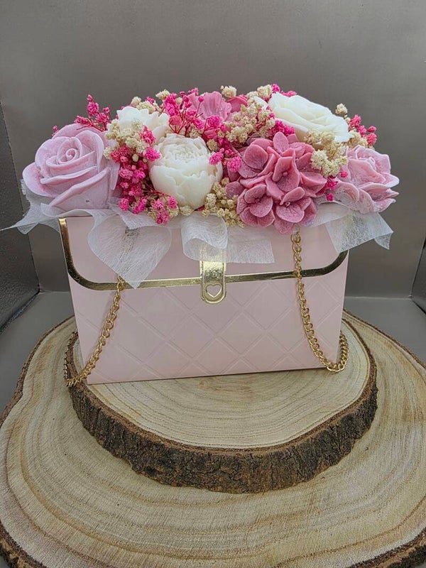 Blumenstrauß Handtasche