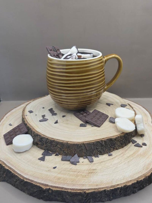 Heiße Knisterschokolade mit Marschmallows