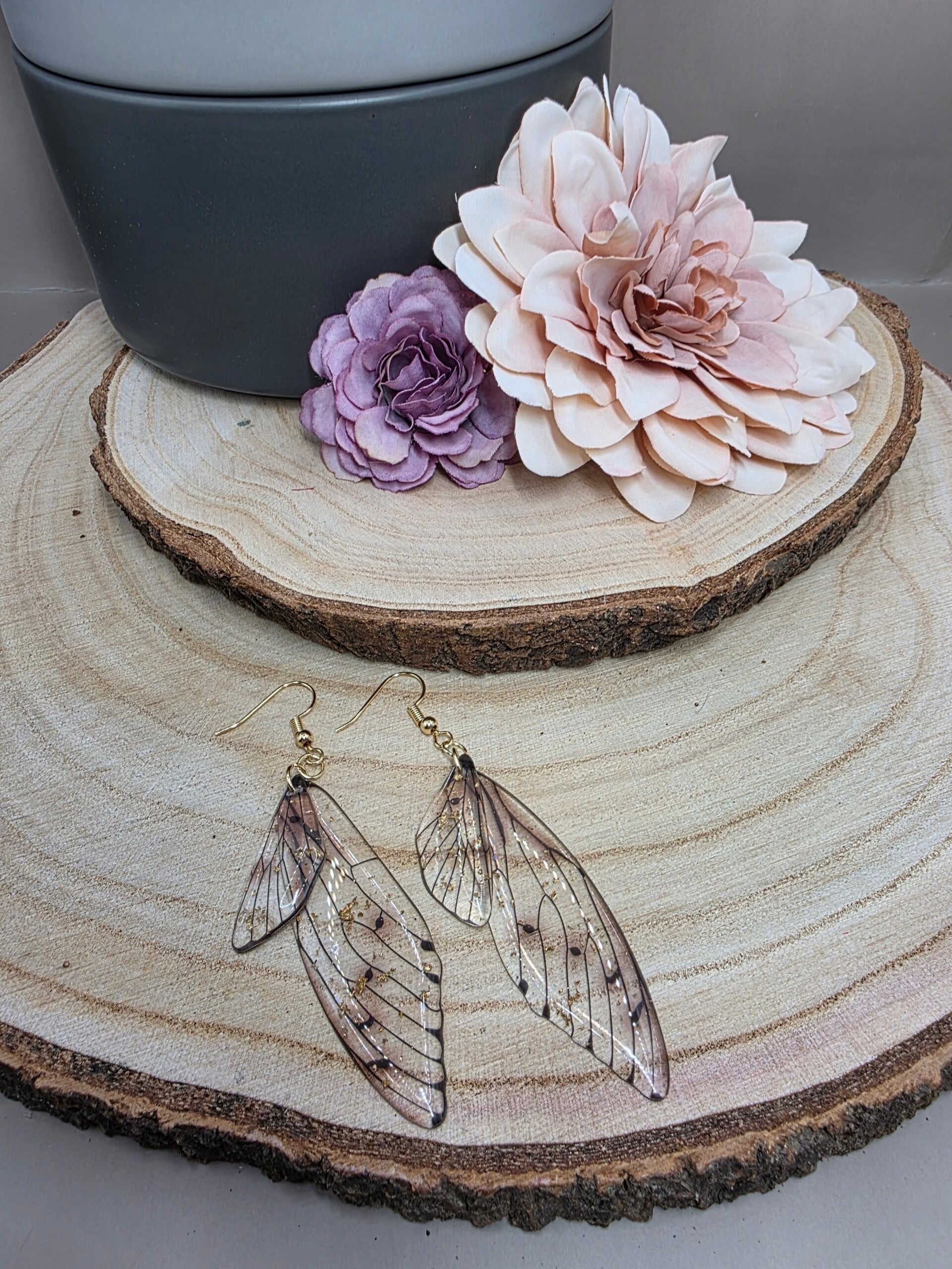 Ohrringe Schmetterlingsflügel XL