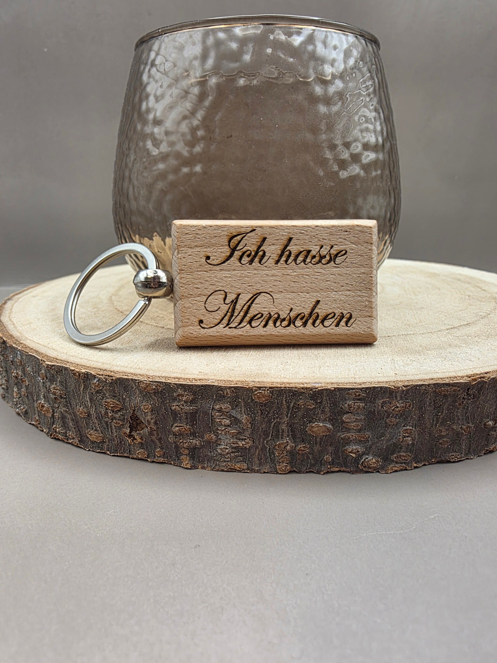 Schlüsselanhänger "Ich hasse Menschen"