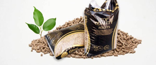 Olimp houtpellets volle pallet 975kg 65 zakken