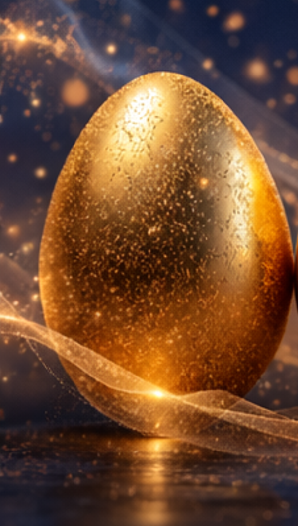 THE SOLID GOLD EGG Luxury Soap Limited Handmade Collection