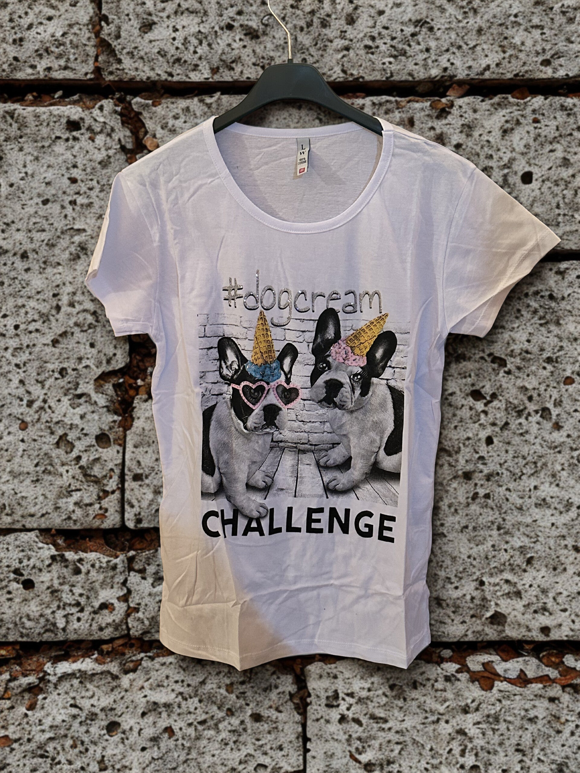T-shirt bouledogue