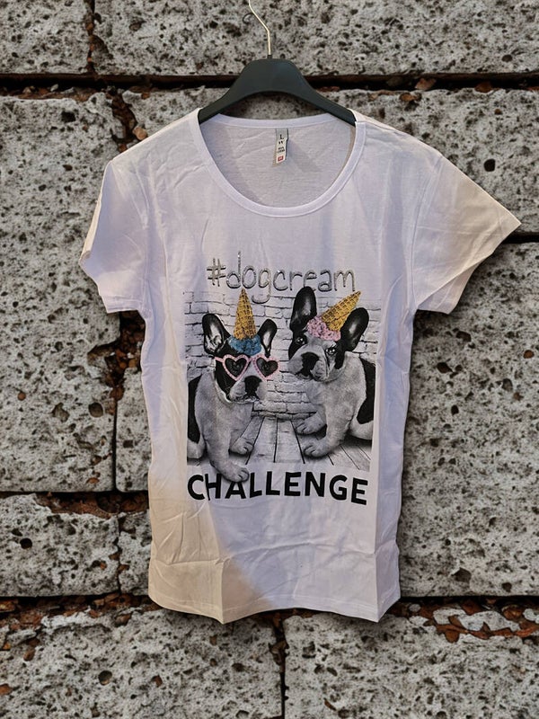 T-shirt bouledogue