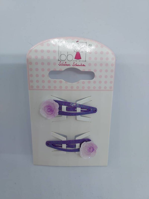 Haarclip rozen paars