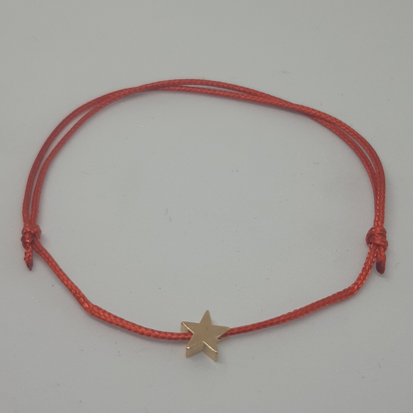 sterren armbandje rood
