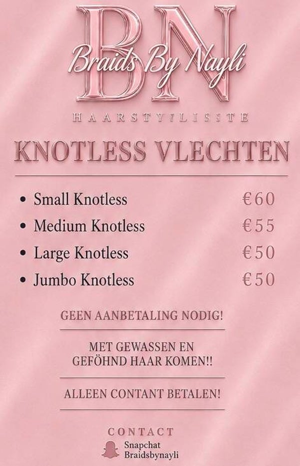 KNOTLESS VLECHTEN