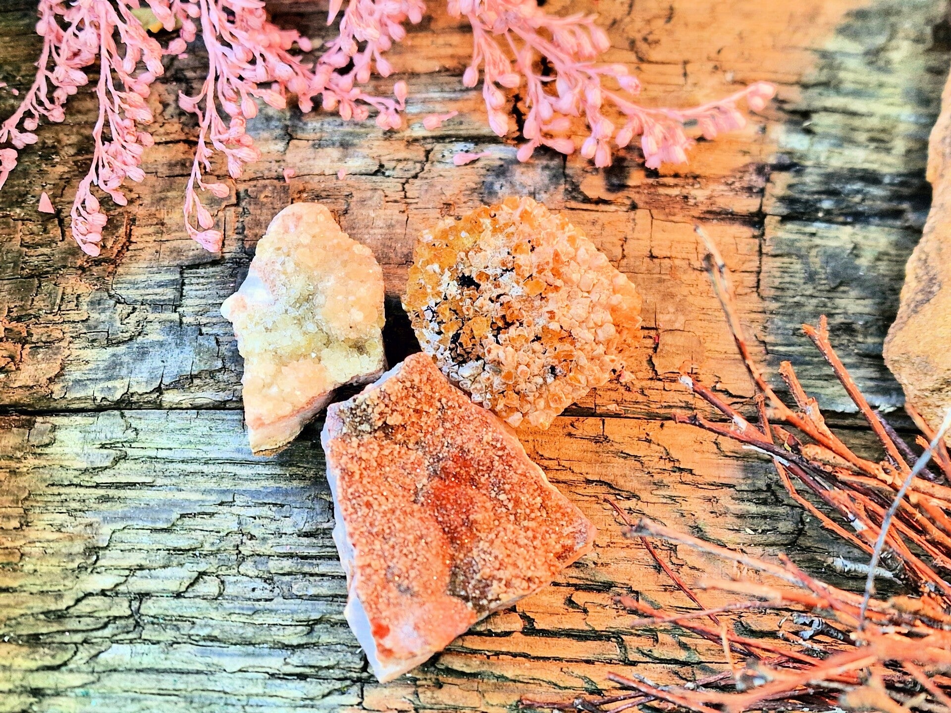 Rohstein / Druse Citrin klein