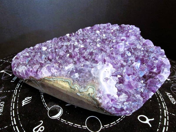 Große Amethyst Druse AA Qualität aus Uruguay 3450 Gramm
