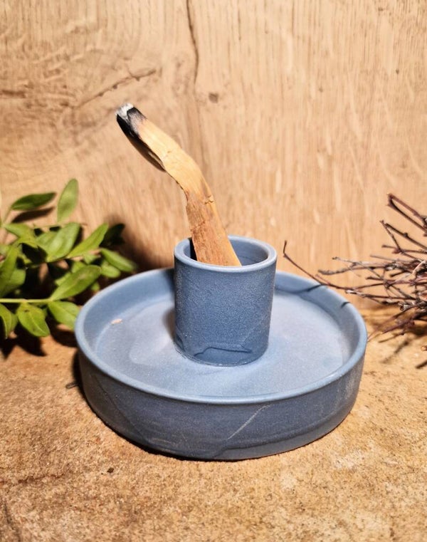 Halter aus Keramit für Palo Santo Blau