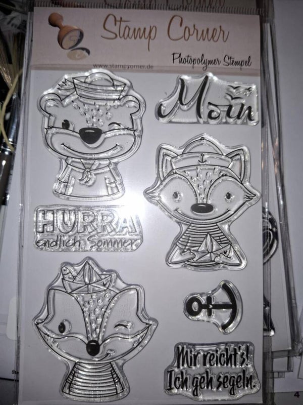 Stamp Corner Matrosen Freunde 1, Clear Stamps